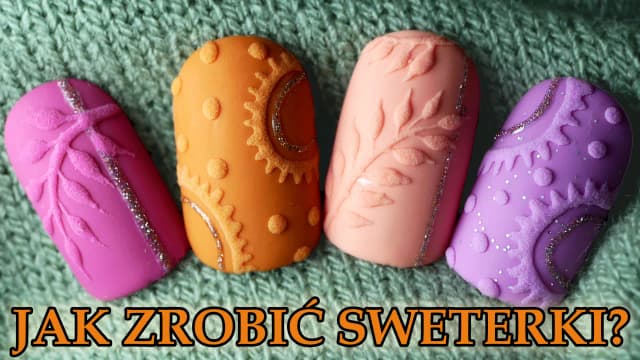 Jak zrobić sweterek na paznokciach - krok po kroku do idealnego efektu 3D Jak zrobić sweterek na paznokciach - krok po kroku do idealnego efektu 3D